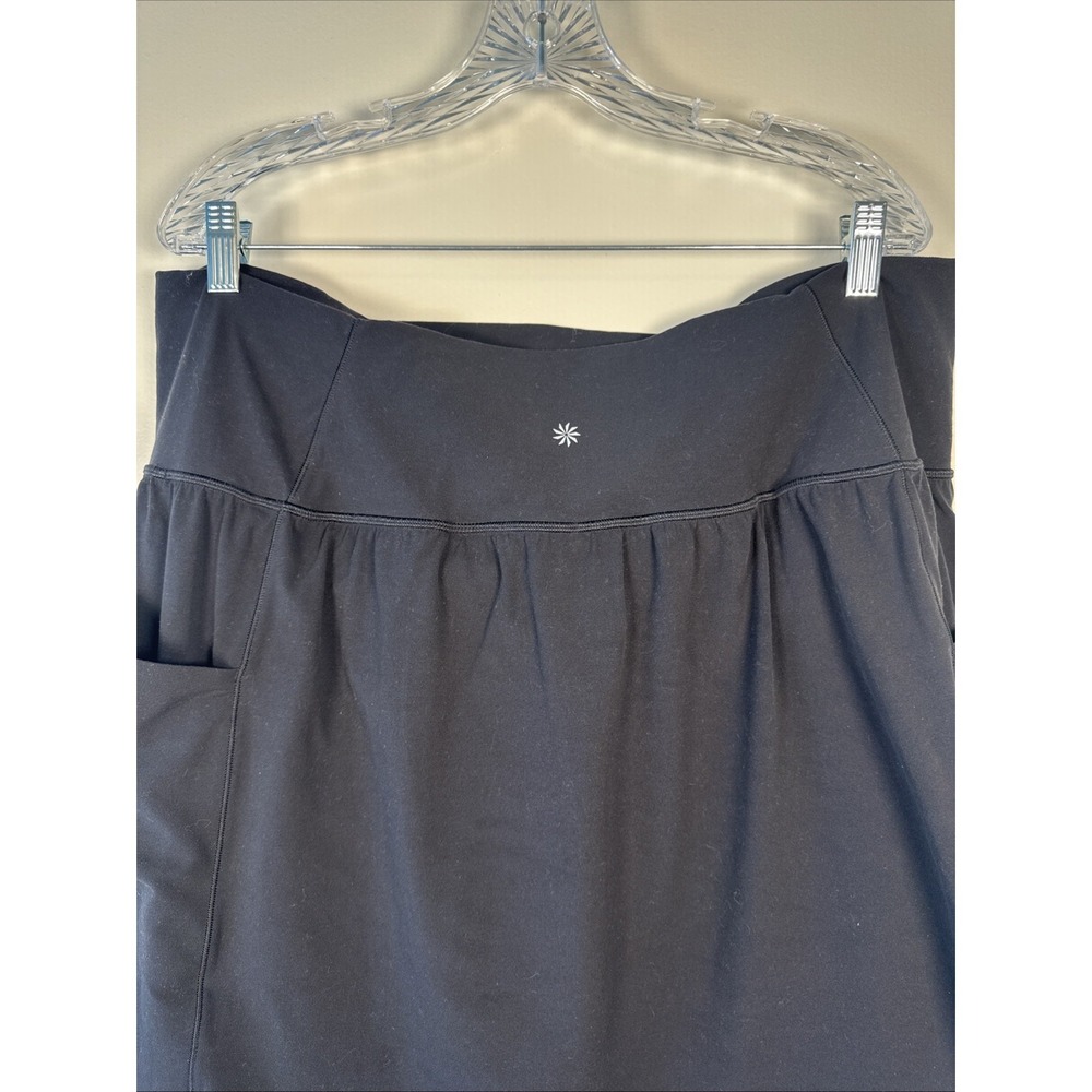 Athleta Salutation Stash Pocket 16.5 Skort Women's 2X Plus Black Activewear - Picture 7 of 8